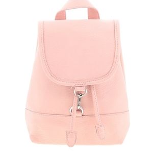 Free People Pink Leather Backpack